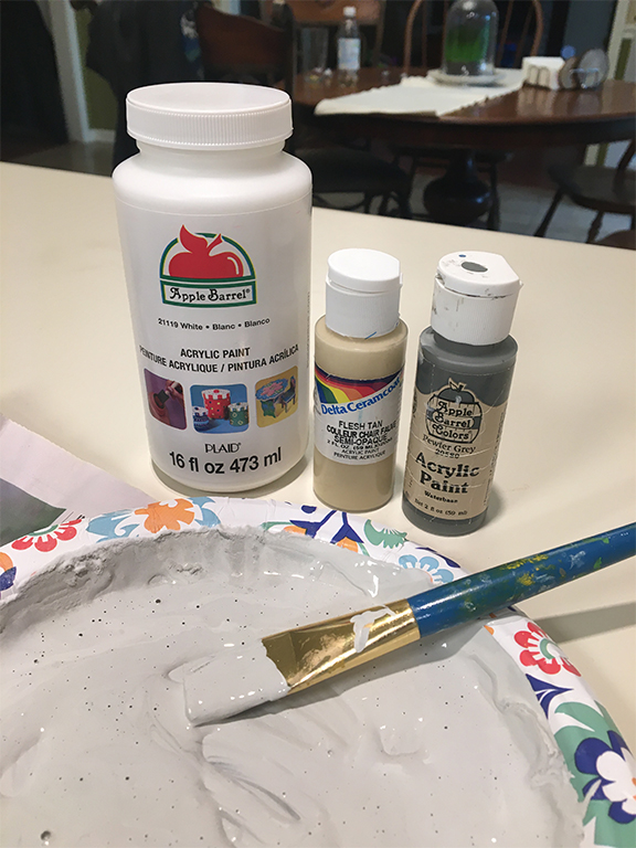 Paint with baking soda