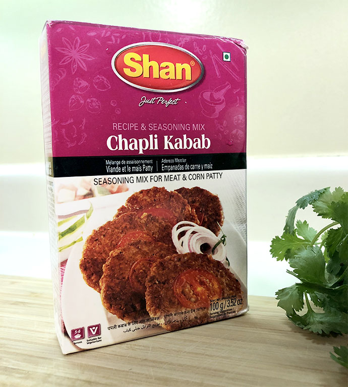 image of Shan brand Chapli kabab spice mix