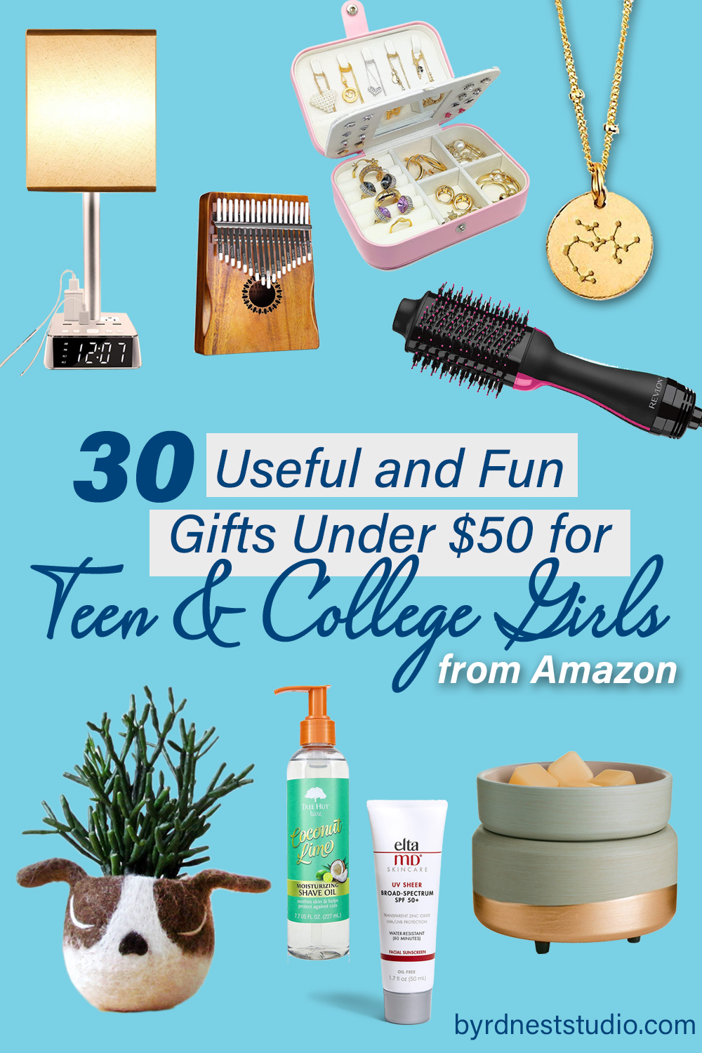 2021 Holiday  Gift Guide: 30 Useful and Fun Gifts Under $50 for Teen,  College Girls - Byrd Nest Studio